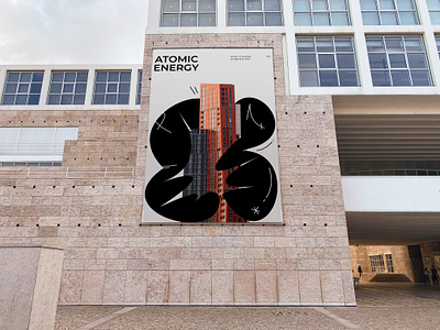 Atomic Energy Custom Poster animation branding customtypography design graphic design illustration layout logo motion graphics poster typography ui vector