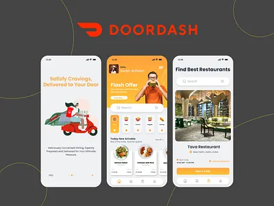 DoorDash Redesign graphic design
