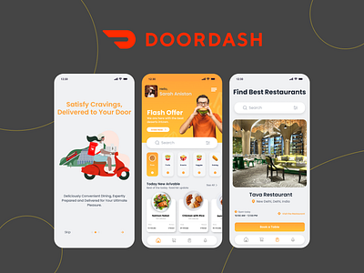 DoorDash Redesign graphic design