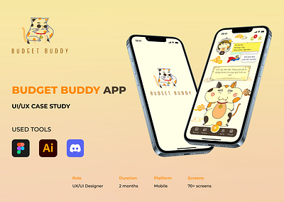 Budget Buddy App app design budgeting app case study mobile design ui user experience user interface