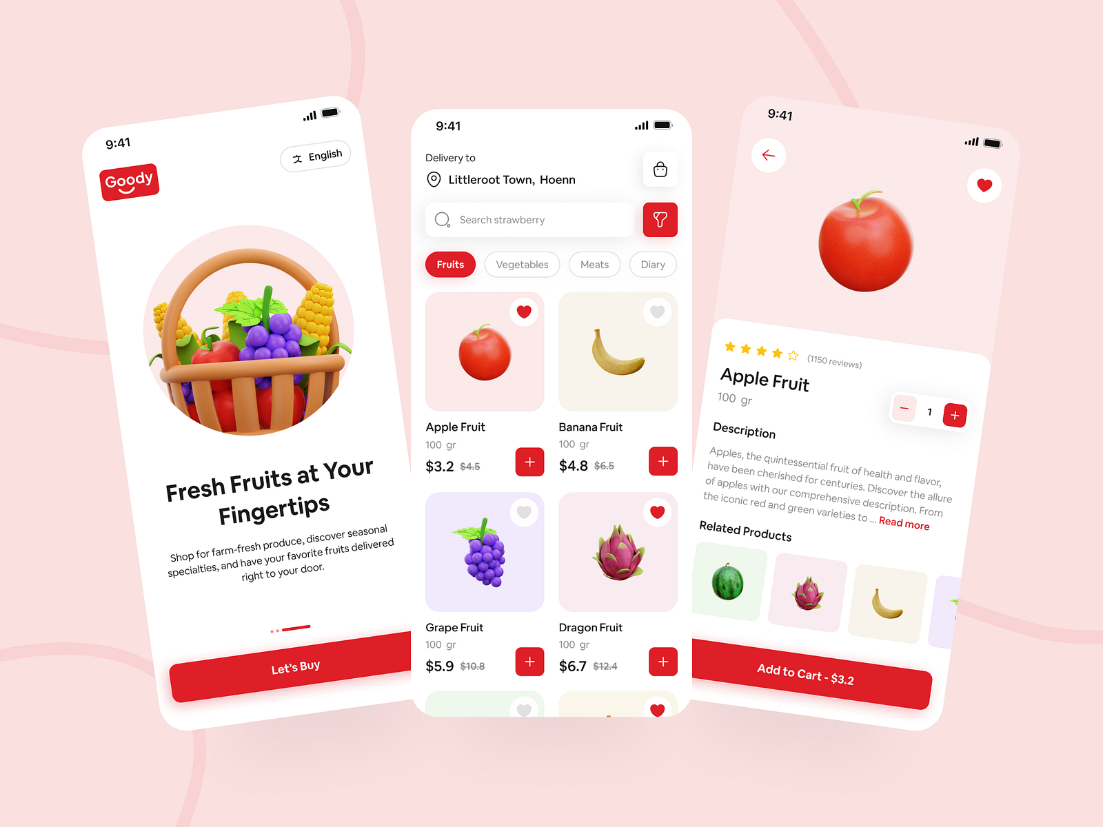 Goody - Grocery Market Mobile App by Afifa Atira on Dribbble