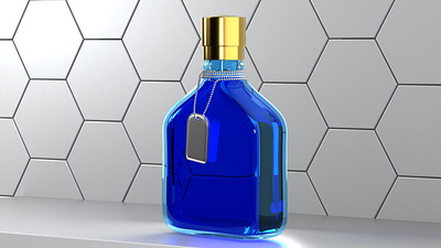 Perfume Bottle 3D Model - Motionder 3d after effects bottle buy 3d model cg trader cinema 4d glass material model perfume quad polygon redshift