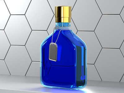 Perfume Bottle 3D Model - Motionder 3d after effects bottle buy 3d model cg trader cinema 4d glass material model perfume quad polygon redshift