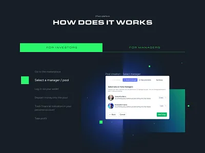 User flow highlights branding crypto landing page sum web wip