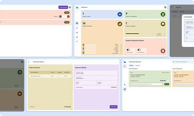 Canteen Card Web Clients (Web UI) capstone project front end material you prototype ui ux web ui