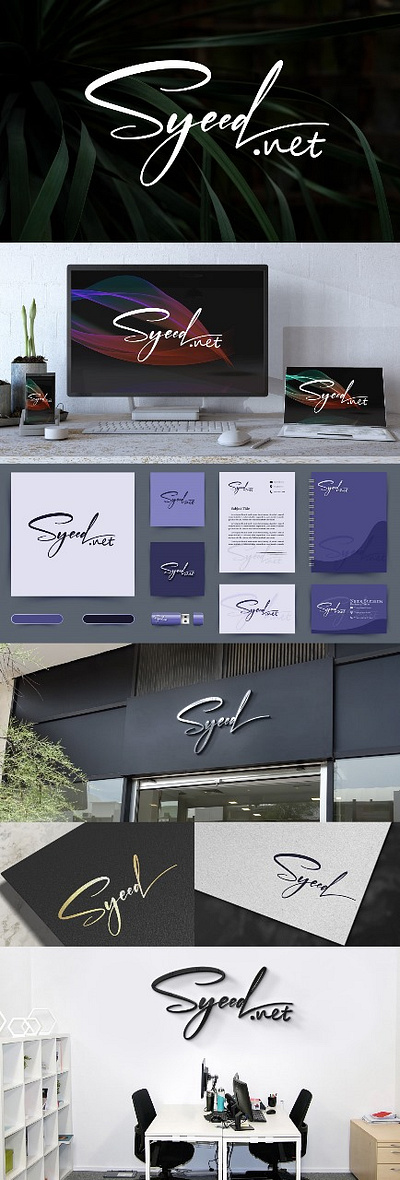 Syeed.net - Full Logo And Branding branding graphic design illustration logo