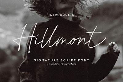 Hillmont Font font handwritten lettering script signature signature script stylish signature