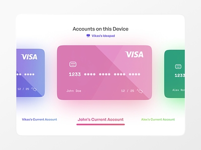 Credit Card Fintech UI | Card Carousel Design | Fintech UI account list ui design account ui design app card carousel ui design card ui design carousel ui design credit card ui design current users ui design design fintech app fintech app ui design fintech webapp ui design gradient mobile mobile ui design scroll view ui design ui ux web