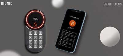 Smart Lock - 3D and Animation 3d animation lock motion graphics ui