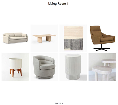 Design Consultation 8: Contemporary Style interior design