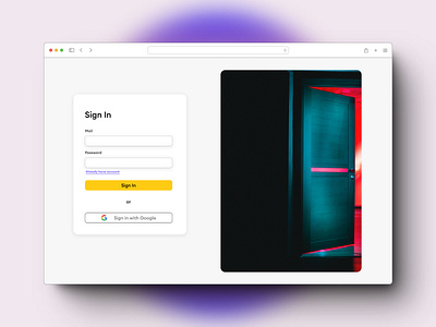Sign In create design figma google newaccount product signin signup ui ux web