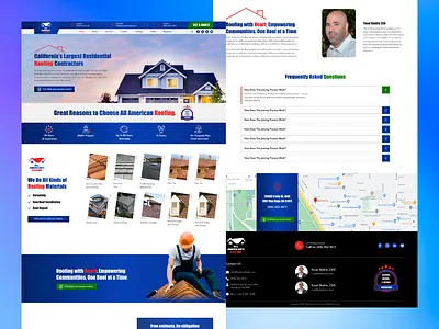 Roof It's US By Best Roofing La branding graphic design logo ui