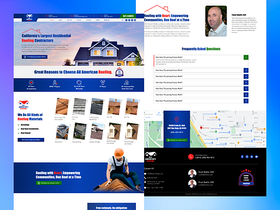 Roof It's US By Best Roofing La branding graphic design logo ui