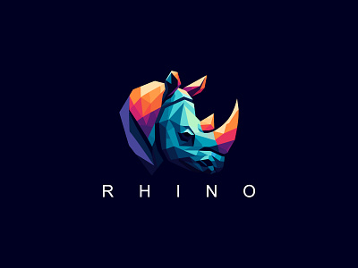 Rhino Logo color rhino logo trends rhino rhino head logo rhino jungle rhino logo rhino vector logo rhinos rhions logo top logos