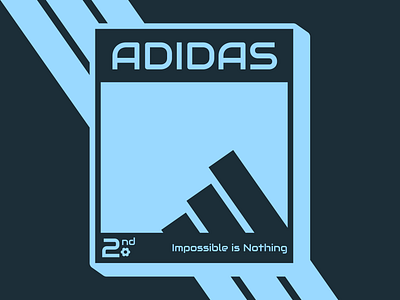 Adidas. Impossible is Nothing. adidas art artist brand design fitness graphic graphicdesign logo shoes sports style