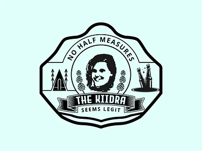 The Kiidra Seems Legit hand drawn logo design abstract logo awesome logo badge logo black and white logo black logo brand logo combination logo company logo customs logo designer graphic designer hand drawn logo kiidra logo logo logo designer logos mascot logo minimalist logo professional logo unique logo