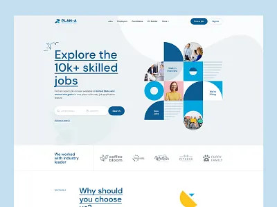 HR-Recruitment Agency Design agency agency website design branding business agency consulting agency design digital agency human resource landing page ui ux web landing page website