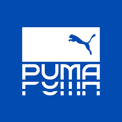 PUMA. branding concept design fun graphic design idea illustration logo puma render ui