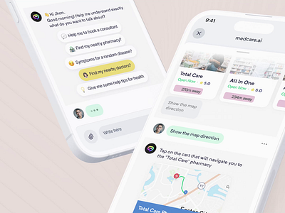 AI Healthcare | Pharmacy Finder App ai health care ai health care app ai healthcare ai pharmacy finder animation digital medicare digital pharmacy finder health app health care app health tech healthcare medical care mobile app modern pharmacy app patient care pharmacy pharmacy finder telemedicine wellness