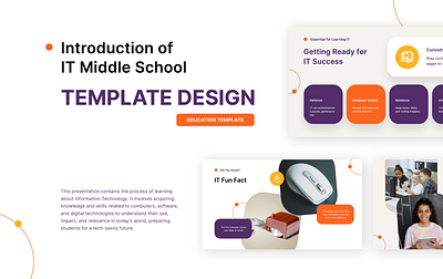 Introduction of IT Middle School - Presentation Templates informationtechnology