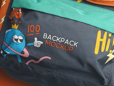 Backpack Mockup template