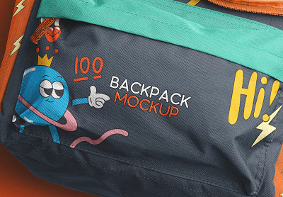 Backpack Mockup template