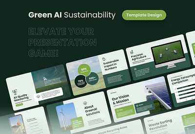 Green AI Sustainability - Presentation Templates business
