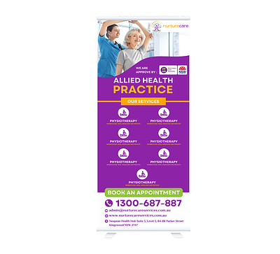 Poster Design Complete for Brand Allied Health Practice brochure design flyer design poster design