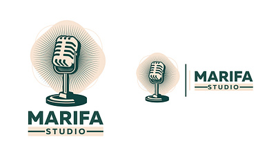 Logo Design Complete for Muslim Podcast Studio graphic design podcast logo