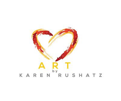 Art By Karen Logo branding design graphic design illustration logo typography vector