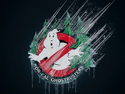 Nor-Cal Ghostbusters (Frozen Empire Treatment) frozen empire ghostbusters illustration logo norcal ghostbusters