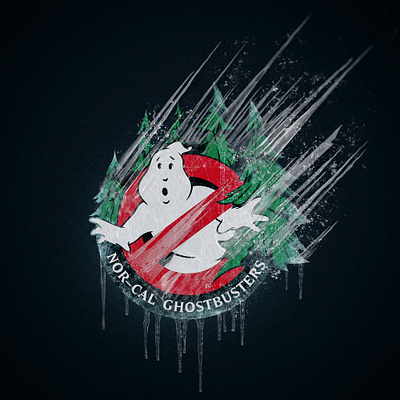 Nor-Cal Ghostbusters (Frozen Empire Treatment) frozen empire ghostbusters illustration logo norcal ghostbusters