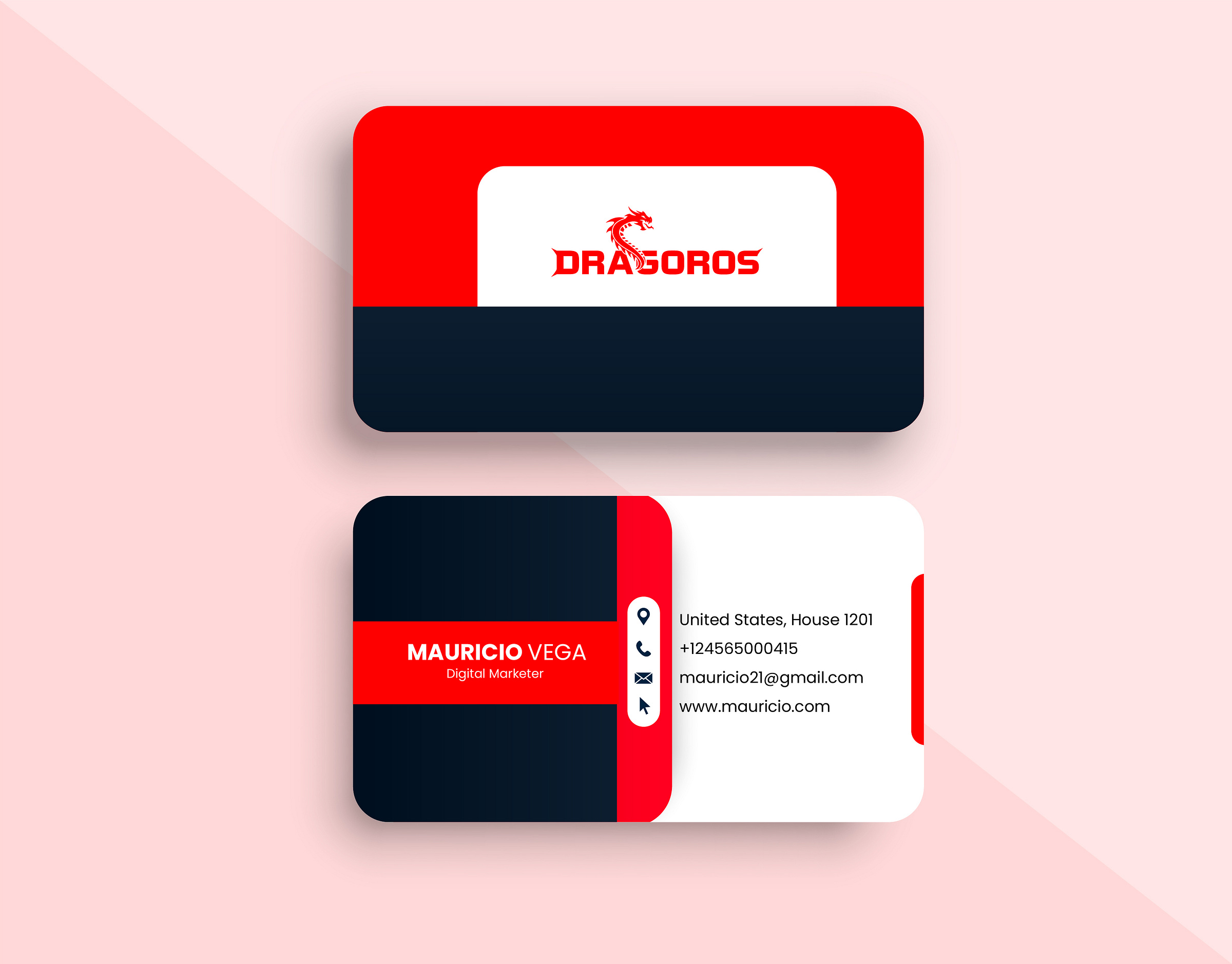 Corporate Business Card Design। Visiting Card by Dreamer Jahid on Dribbble