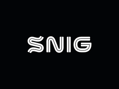 SNIG/SNOW brand identity branding design emblem graphic design identity lettering lettermark lines logo logo design logotype mark path signature simple snowboarding track typography visual identity