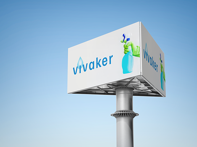 Vivaker - logo concept branding design graphic design logo logo design minimal