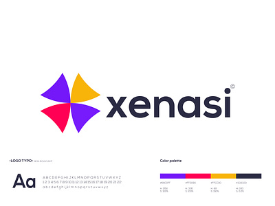 xenasi modern x logo design app brand identity branding business creative letter logo letter logos logo logo design logo designer logo mark minimal modern simple x letter