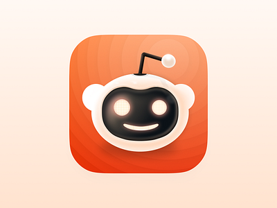 Reddit App Icon app branding design graphic design illustration logo typography ui ux vector