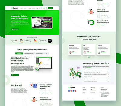 Spurr Website Concept customer design loyalty management offer website