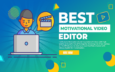 BEST MOTIVATIONAL VIDEO EDITOR 3d animation branding graphic design motion graphics professionall ui video video editor