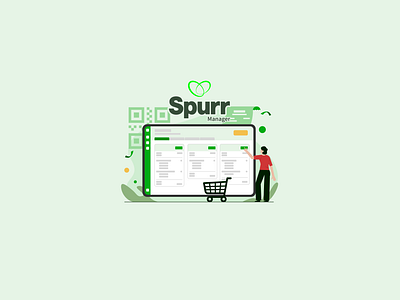 Splash Screen Spurr Manager cashier design illustration ipad technology