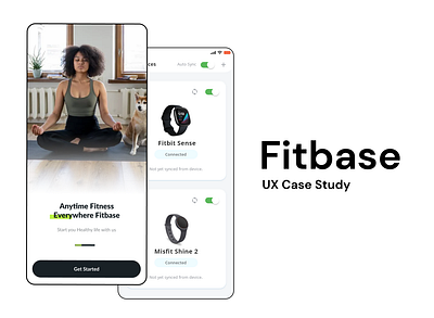 Fitness App Case Study app design case study competitive analysis create user personas define design design system empathize fitness fitness app ideate information architecture mobile app story board test ui user flows ux visual design