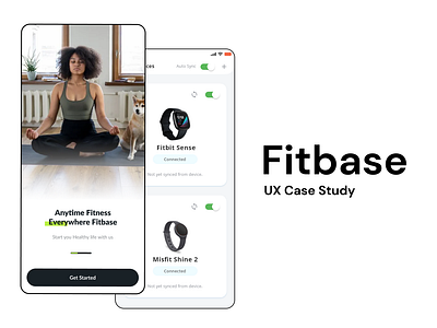 Fitness App Case Study app design case study competitive analysis create user personas define design design system empathize fitness fitness app ideate information architecture mobile app story board test ui user flows ux visual design