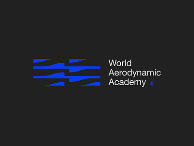 Logo For World Aerodynamic Academy app branding design graphic design illustration logo typography ui ux vector