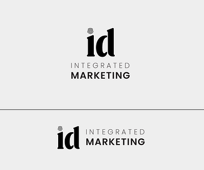 id Integrated Company logo branding logo marketing serif upmarket