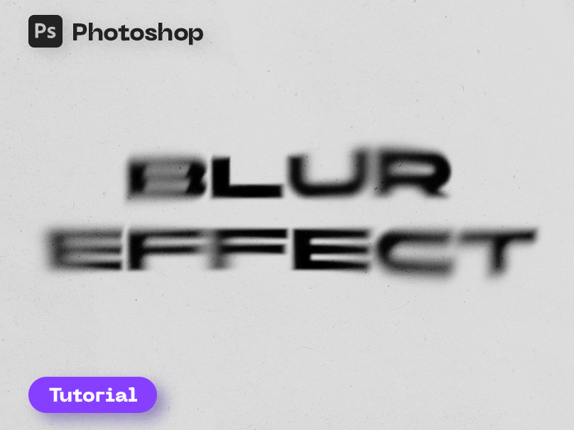 How to Make a Text Blur Effect in Tutorial by Alex Blogoodf