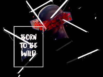 Born To Be Wild graphic design t shirt mockups