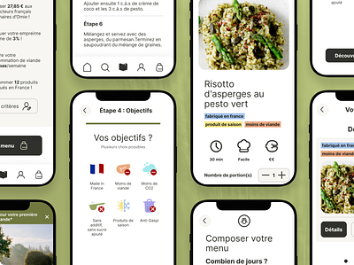 Grocery Store App UI UX Mobile App Design for a MVP mobile app