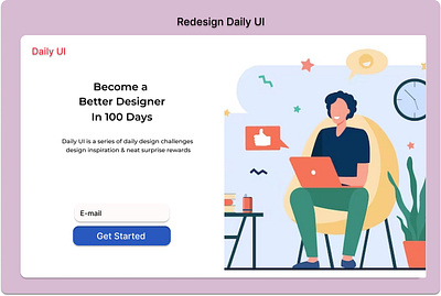 #DailyUI, Day 100, Redesign Daily UI redesign daily ui ui