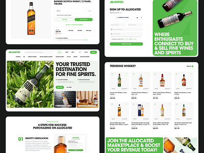 Marketplace for Elite Whiskey design marketplace platform product design store ui ui ux ux web app web design website