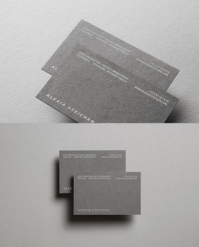 COLORPLAN / letterpress / white mate foil businesscard colorplan letterpresscard